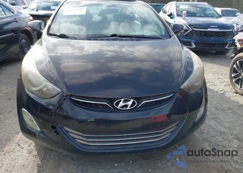 2013 Hyundai Elantra Limited from USA, damaged, VIN KMHDH4AE4DU999907